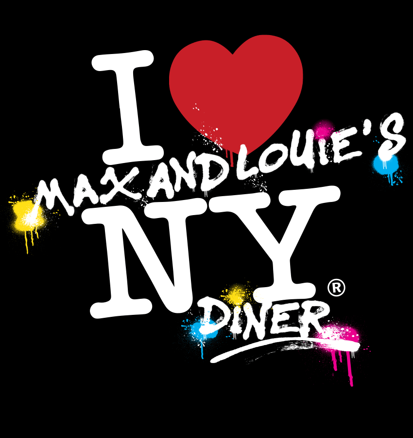 I love Max and Louie's NY Diner graphic