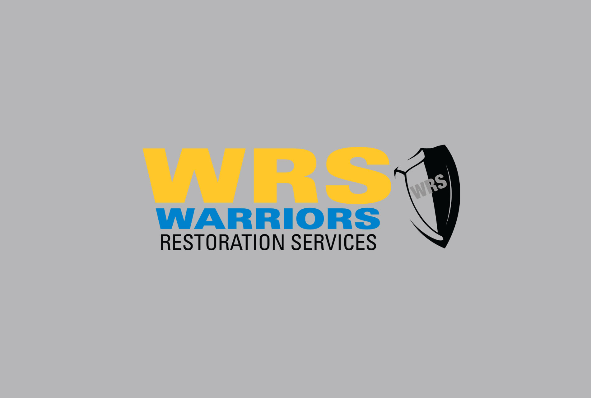 Warriors Restoration Services colored logo with emblem